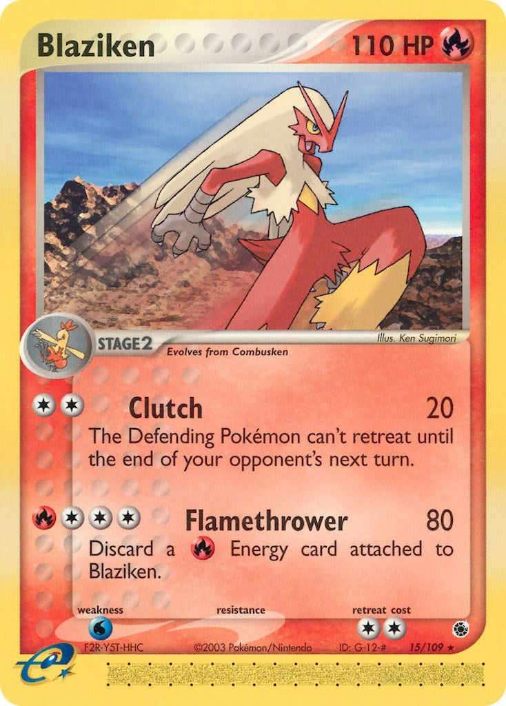 Blaziken (15/109) [EX: Ruby & Sapphire] | Exor Games New Glasgow