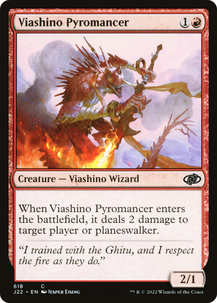 Viashino Pyromancer [Jumpstart 2022] | Exor Games New Glasgow