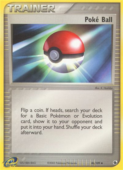 Poke Ball (86/109) [EX: Ruby & Sapphire] | Exor Games New Glasgow