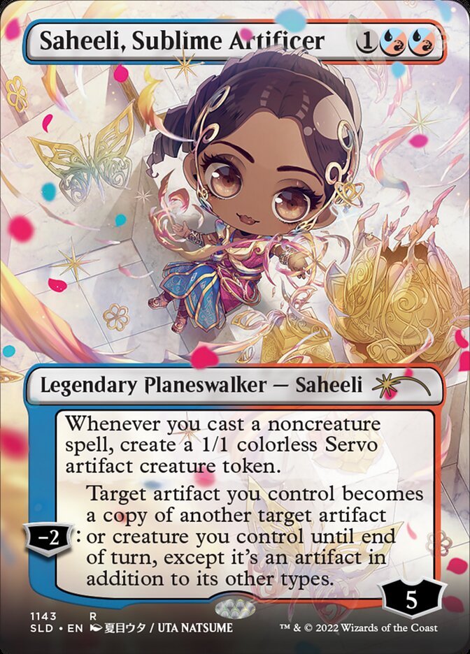 Saheeli, Sublime Artificer (Borderless) [Secret Lair Drop Series] | Exor Games New Glasgow