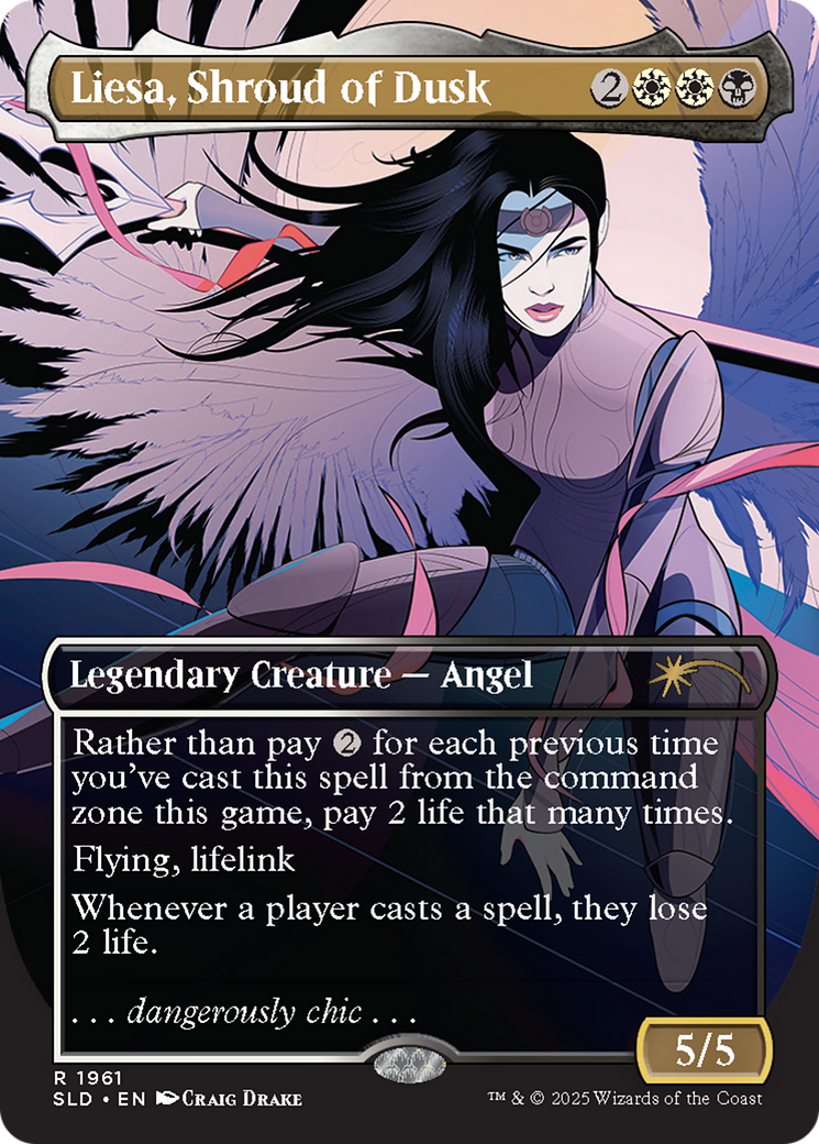 Liesa, Shroud of Dusk (Rainbow Foil) [Secret Lair Drop Series] | Exor Games New Glasgow