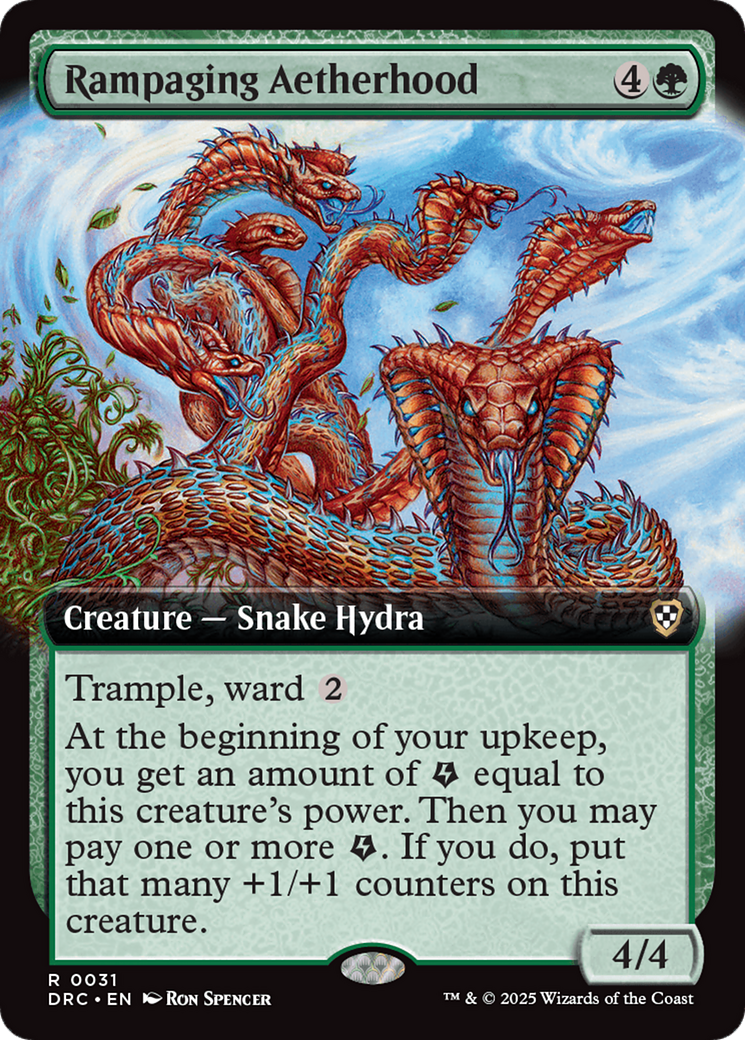 Rampaging Aetherhood (Extended Art) [Aetherdrift Commander] | Exor Games New Glasgow