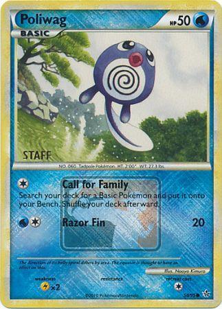 Poliwag (58/95) (League Promo Staff) [HeartGold & SoulSilver: Unleashed] | Exor Games New Glasgow