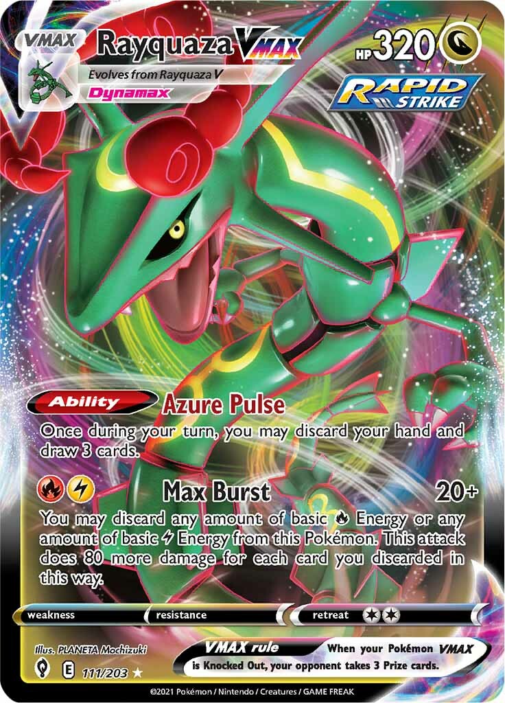 Rayquaza VMAX (111/203) [Sword & Shield: Evolving Skies] | Exor Games New Glasgow