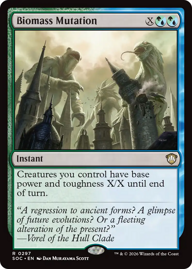 Biomass Mutation [Secrets of Strixhaven Commander] | Exor Games New Glasgow
