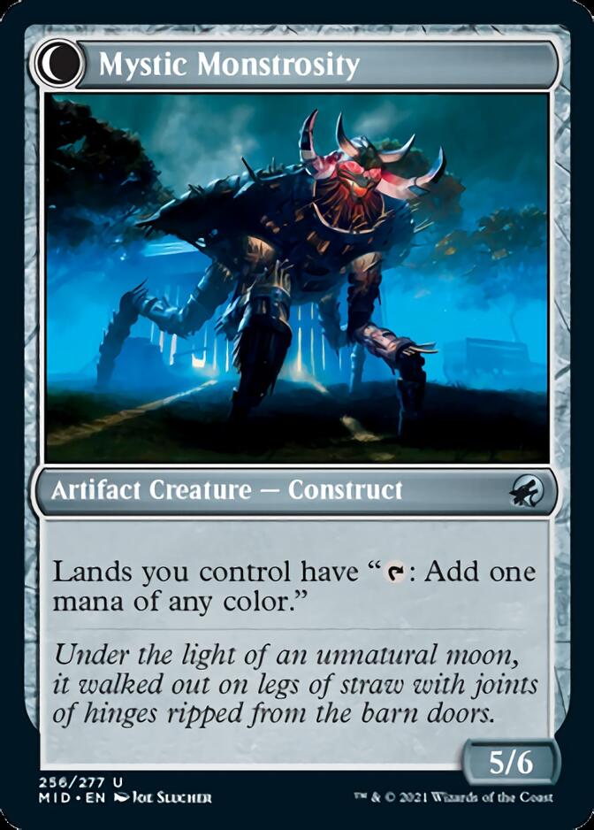 Mystic Skull // Mystic Monstrosity [Innistrad: Midnight Hunt] | Exor Games New Glasgow