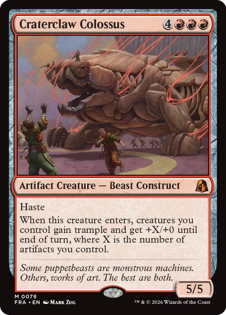 Craterclaw Colossus [Reality Fracture] | Exor Games New Glasgow