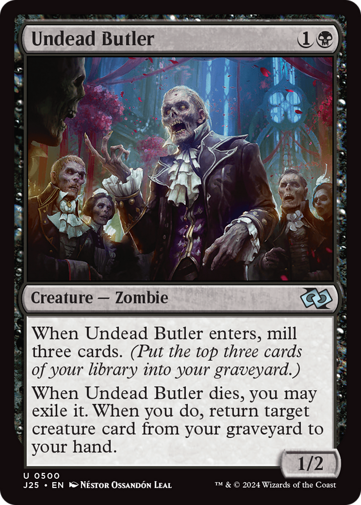 Undead Butler [Foundations Jumpstart] | Exor Games New Glasgow