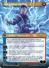 Ral, Monsoon Mage // Ral, Leyline Prodigy (Borderless) (Textured Foil) [Modern Horizons 3] | Exor Games New Glasgow