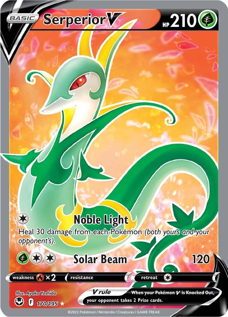 Serperior V (170/195) [Sword & Shield: Silver Tempest] | Exor Games New Glasgow