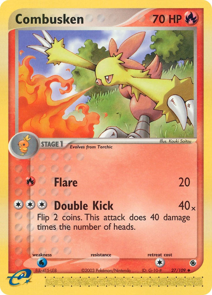 Combusken (27/109) [EX: Ruby & Sapphire] | Exor Games New Glasgow