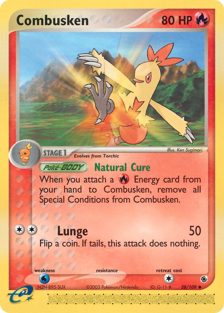 Combusken (28/109) [EX: Ruby & Sapphire] | Exor Games New Glasgow