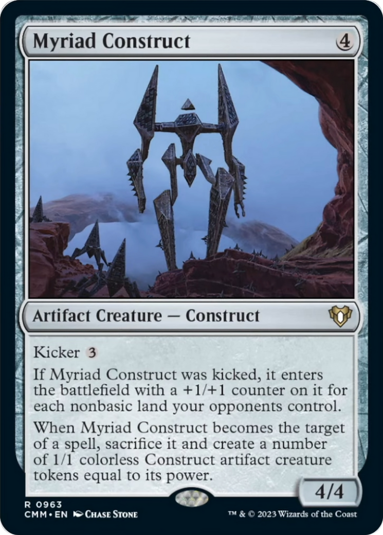 Myriad Construct [Commander Masters] | Exor Games New Glasgow