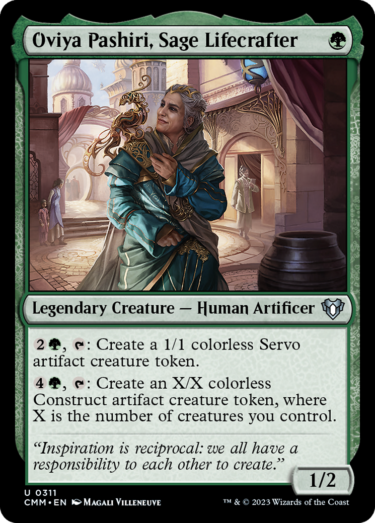 Oviya Pashiri, Sage Lifecrafter [Commander Masters] | Exor Games New Glasgow