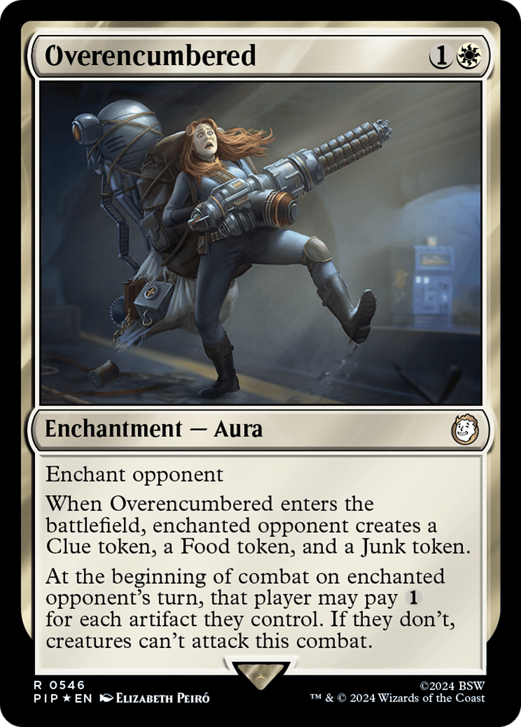 Overencumbered (Surge Foil) [Fallout] | Exor Games New Glasgow