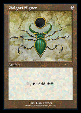 Golgari Signet (Retro) [Secret Lair Drop Series] | Exor Games New Glasgow