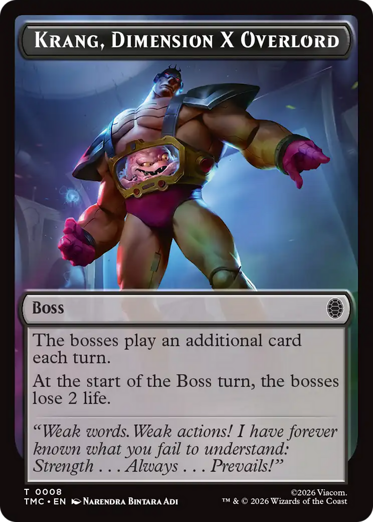 Krang, Dimension X Overlord [Teenage Mutant Ninja Turtles Commander Tokens] | Exor Games New Glasgow