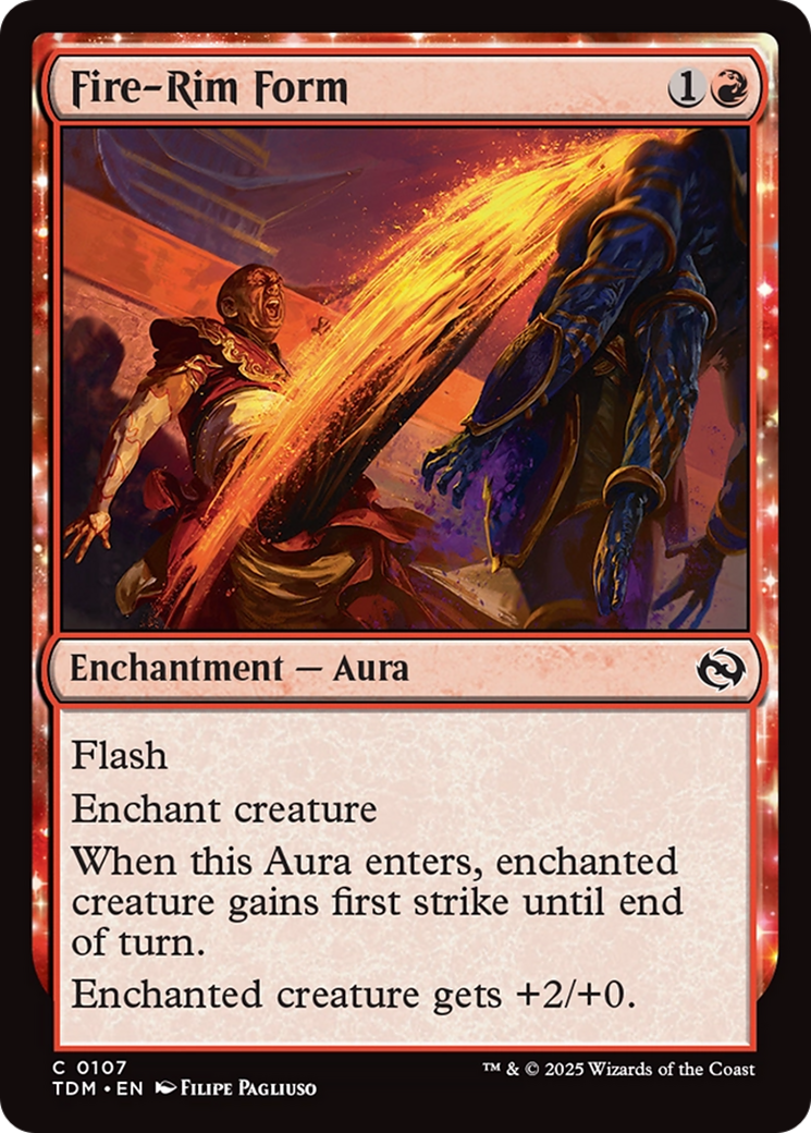 Fire-Rim Form [Tarkir: Dragonstorm] | Exor Games New Glasgow
