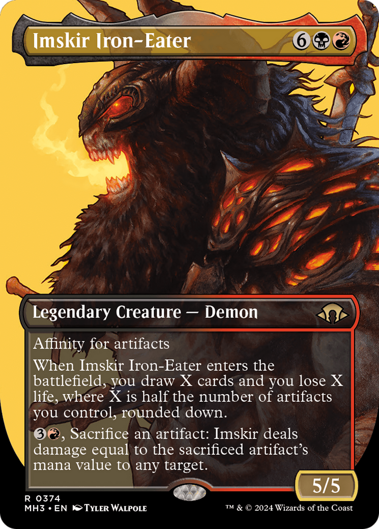 Imskir Iron-Eater (Borderless) [Modern Horizons 3] | Exor Games New Glasgow