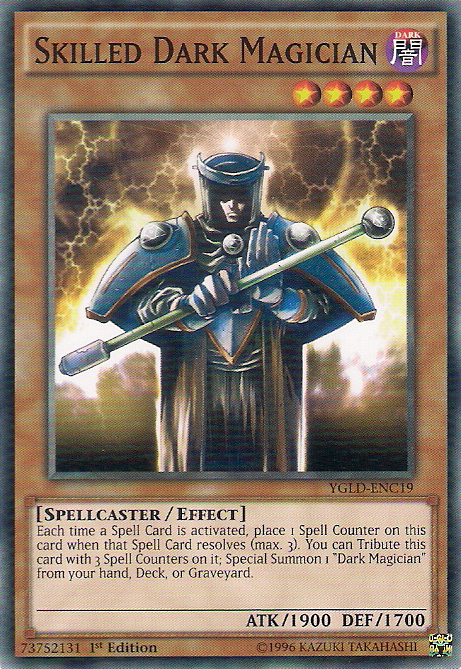 Skilled Dark Magician [YGLD-ENC19] Common | Exor Games New Glasgow