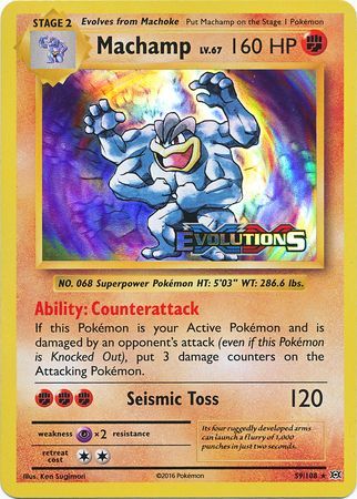 Machamp (59/108) (XY Evolutions Prerelease) [XY: Black Star Promos] | Exor Games New Glasgow