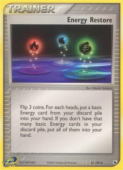 Energy Restore (81/109) [EX: Ruby & Sapphire] | Exor Games New Glasgow