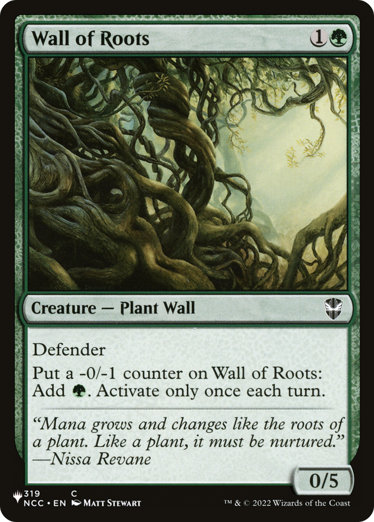 Wall of Roots [The List Reprints] | Exor Games New Glasgow