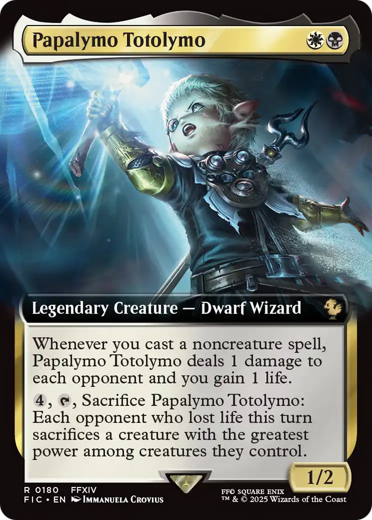Papalymo Totolymo (Extended Art) [FINAL FANTASY Commander] | Exor Games New Glasgow