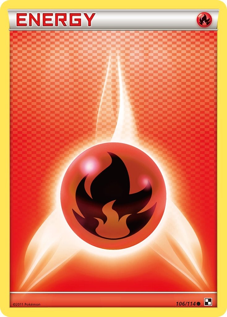 Fire Energy (106/114) [Black & White: Base Set] | Exor Games New Glasgow