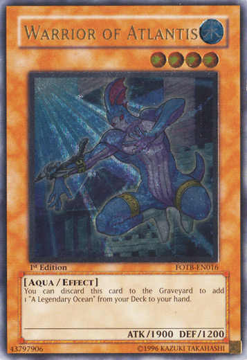 Warrior of Atlantis [FOTB-EN016] Ultimate Rare | Exor Games New Glasgow