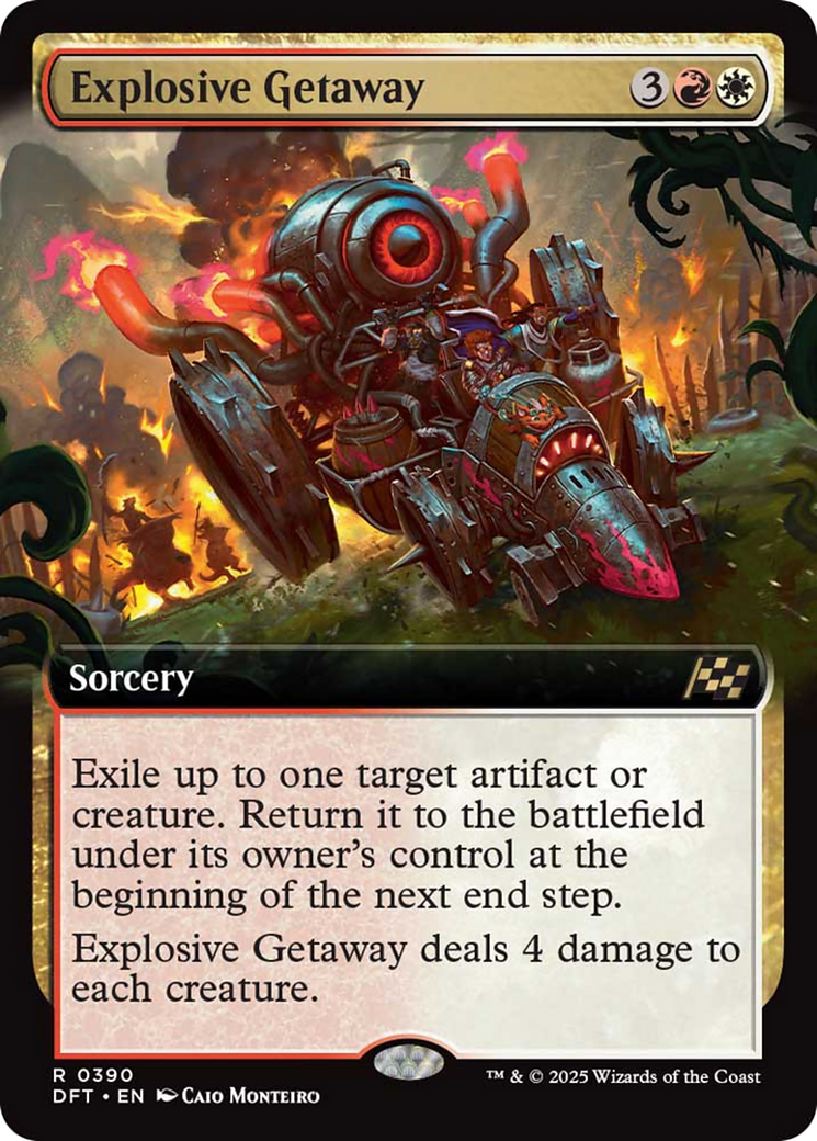 Explosive Getaway (Extended Art) [Aetherdrift] | Exor Games New Glasgow