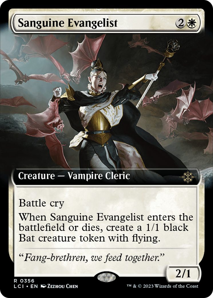 Sanguine Evangelist (Extended Art) [The Lost Caverns of Ixalan] | Exor Games New Glasgow