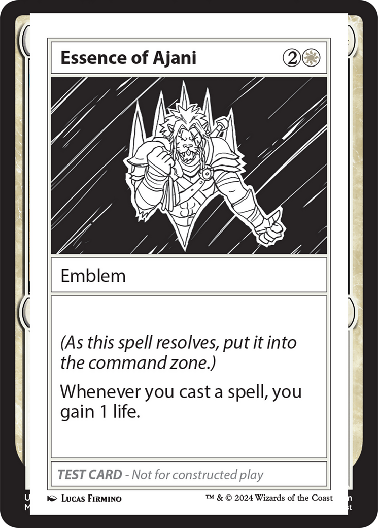 Essence of Ajani [Mystery Booster 2 Playtest Cards] | Exor Games New Glasgow