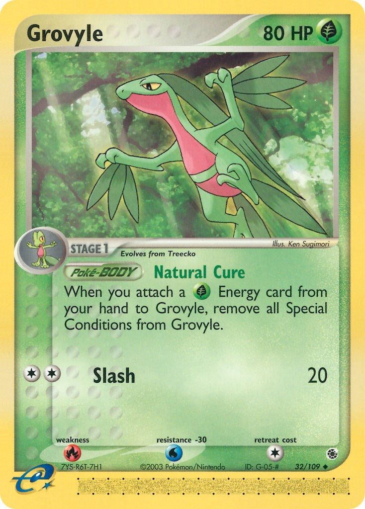 Grovyle (32/109) [EX: Ruby & Sapphire] | Exor Games New Glasgow