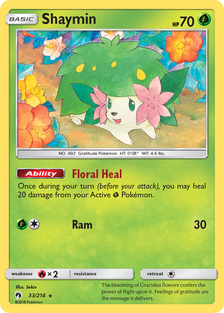 Shaymin (33/214) [Sun & Moon: Lost Thunder] | Exor Games New Glasgow