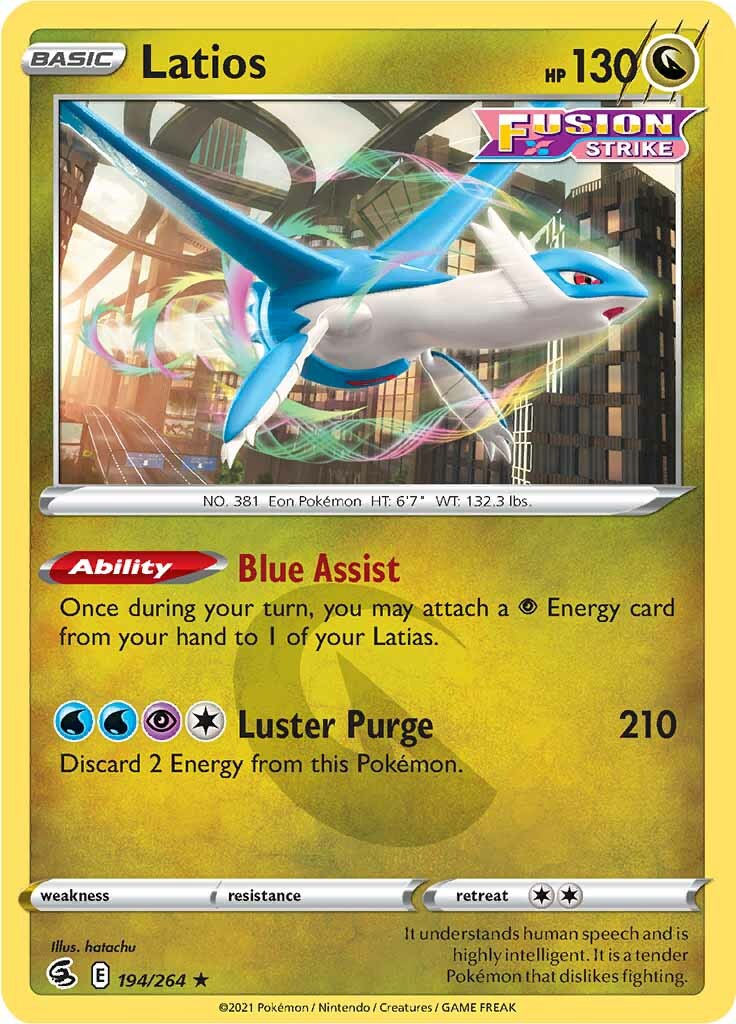 Latios (194/264) [Sword & Shield: Fusion Strike] | Exor Games New Glasgow