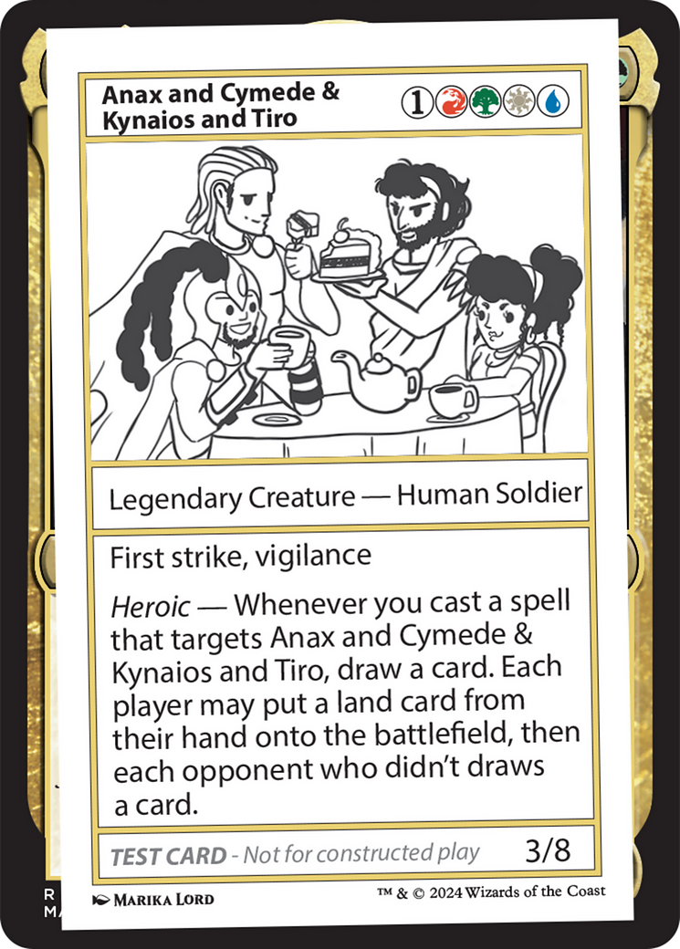 Anax and Cymede & Kynaios and Tiro [Mystery Booster 2 Playtest Cards] | Exor Games New Glasgow