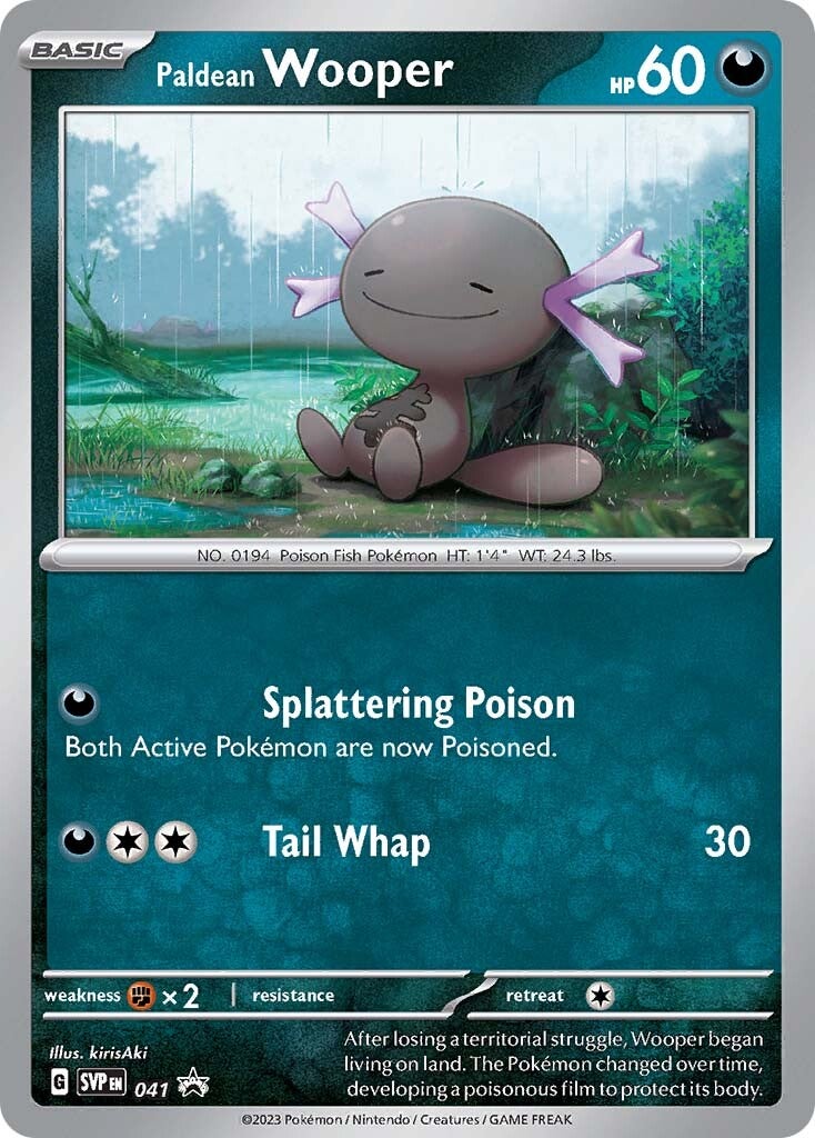 Paldean Wooper (041) [Scarlet & Violet: Black Star Promos] | Exor Games New Glasgow