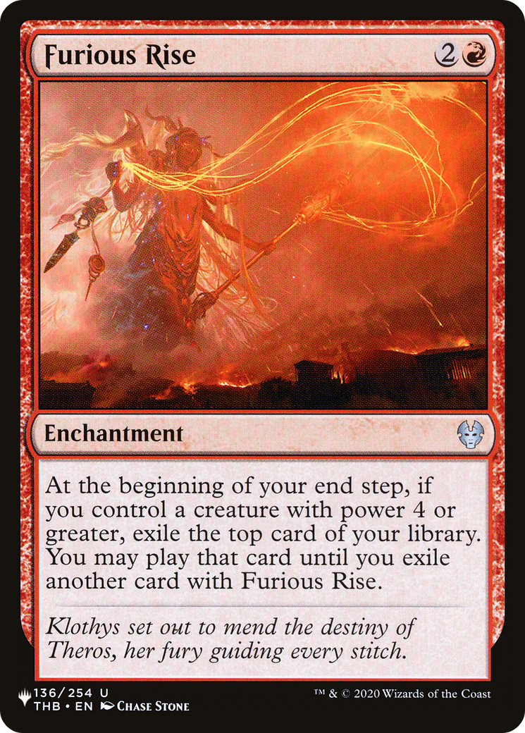 Furious Rise [The List Reprints] | Exor Games New Glasgow