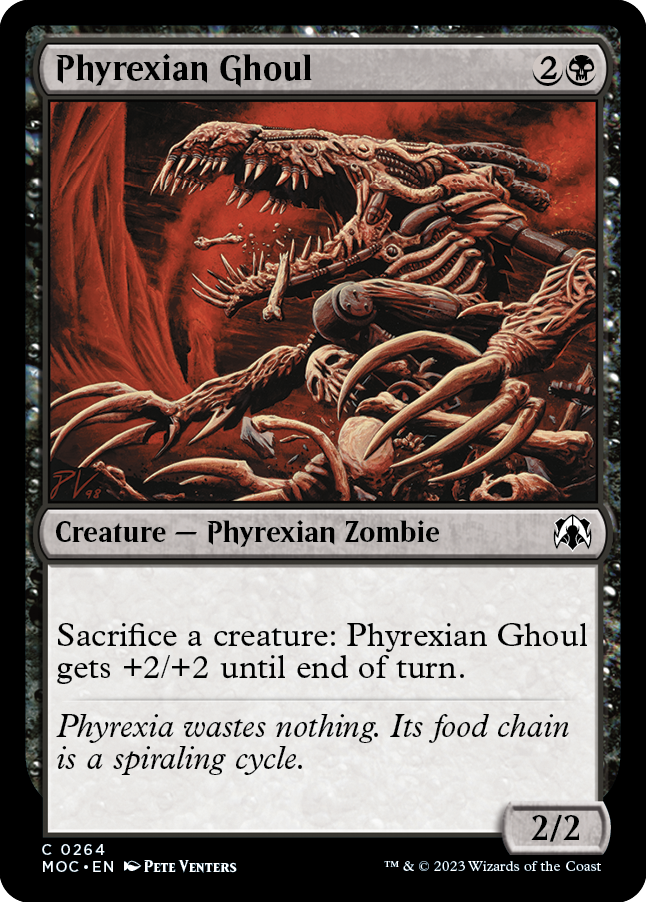 Phyrexian Ghoul [March of the Machine Commander] | Exor Games New Glasgow