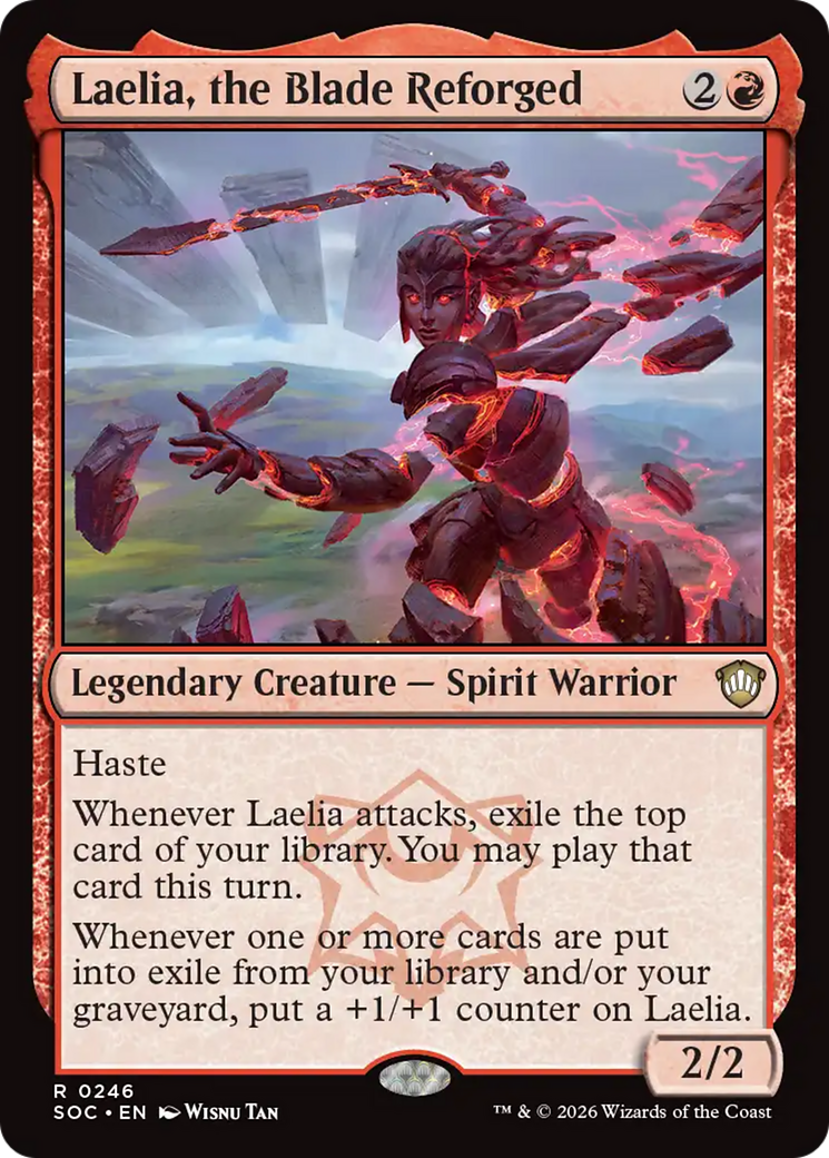 Laelia, the Blade Reforged [Secrets of Strixhaven Commander] | Exor Games New Glasgow