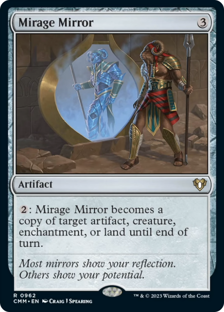 Mirage Mirror [Commander Masters] | Exor Games New Glasgow
