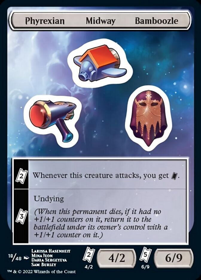 Phyrexian Midway Bamboozle [Unfinity Stickers] | Exor Games New Glasgow