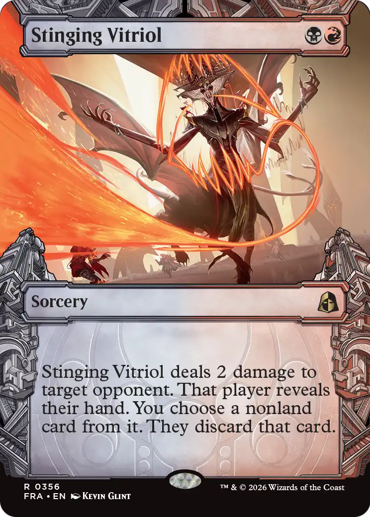 Stinging Vitriol (Showcase) [Reality Fracture] | Exor Games New Glasgow