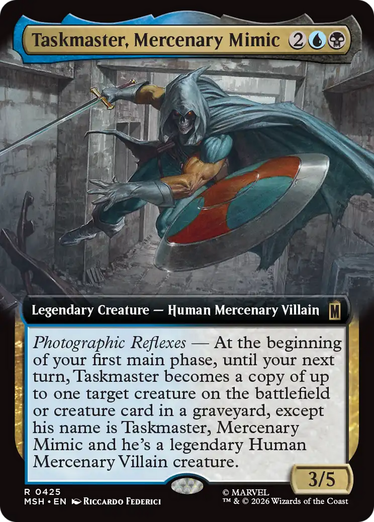 Taskmaster, Mercenary Mimic (Extended Art) [Marvel Super Heroes] | Exor Games New Glasgow