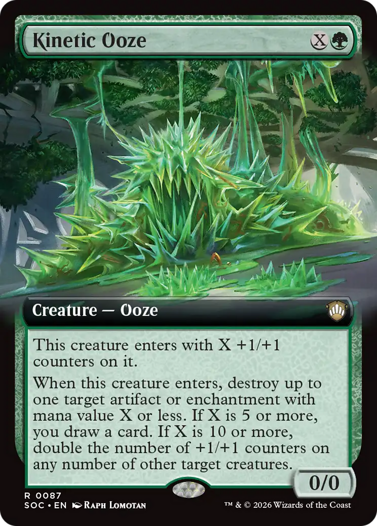 Kinetic Ooze (Extended Art) [Secrets of Strixhaven Commander] | Exor Games New Glasgow