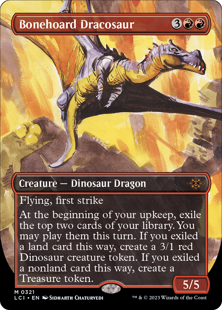 Bonehoard Dracosaur (Borderless) [The Lost Caverns of Ixalan] | Exor Games New Glasgow