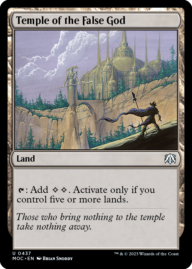 Temple of the False God [March of the Machine Commander] | Exor Games New Glasgow