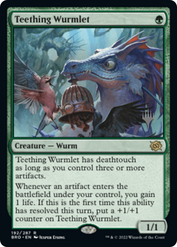 Teething Wurmlet (Promo Pack) [The Brothers' War Promos] | Exor Games New Glasgow