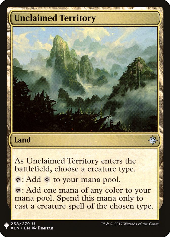 Unclaimed Territory [Mystery Booster] | Exor Games New Glasgow